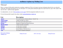 Tablet Screenshot of mailman.verplant.org